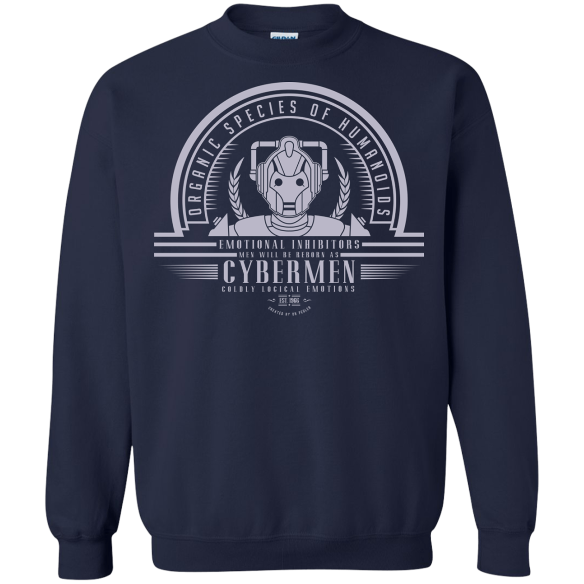 Who Villains Cybermen Crewneck Sweatshirt