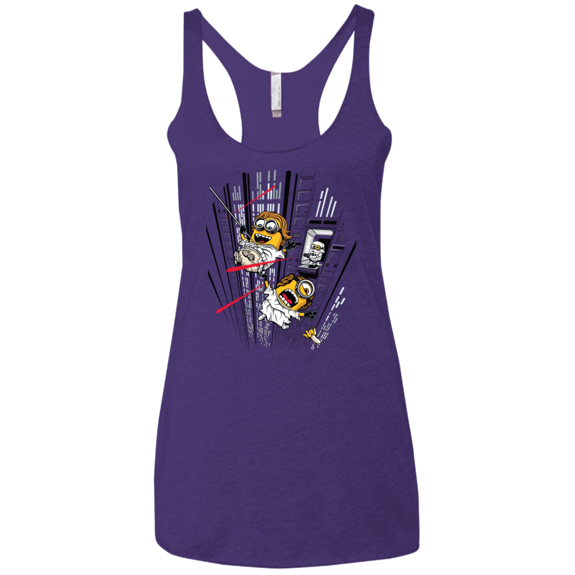 Despicable Escape Women's Triblend Racerback Tank