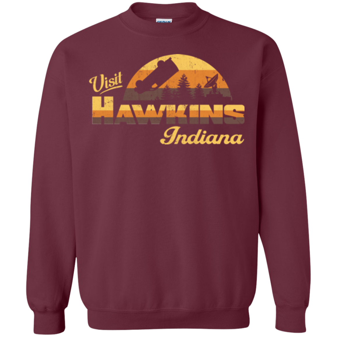Visit Hawkins Crewneck Sweatshirt
