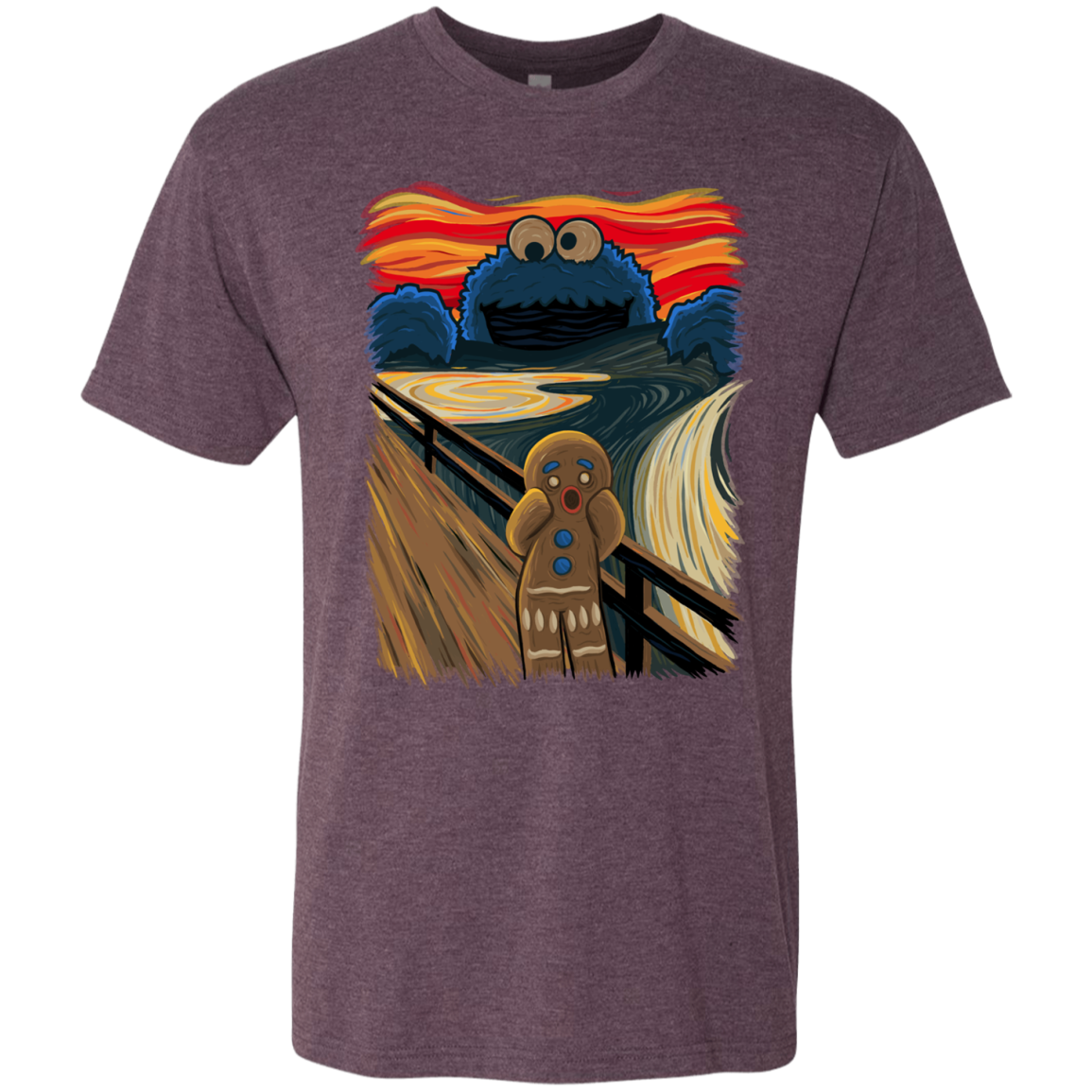 The Cookie Muncher Men's Triblend T-Shirt