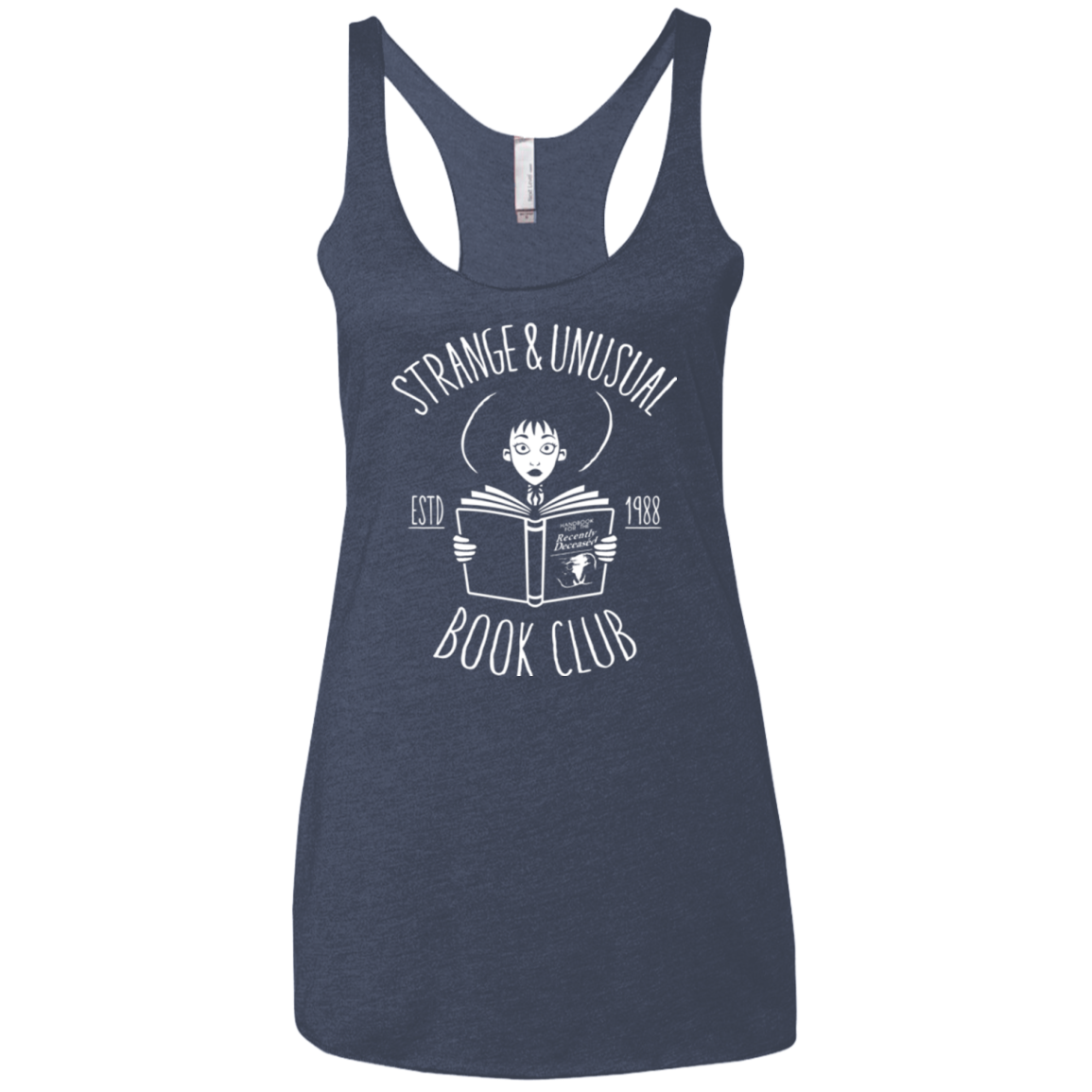 Unusual Book Club Women's Triblend Racerback Tank