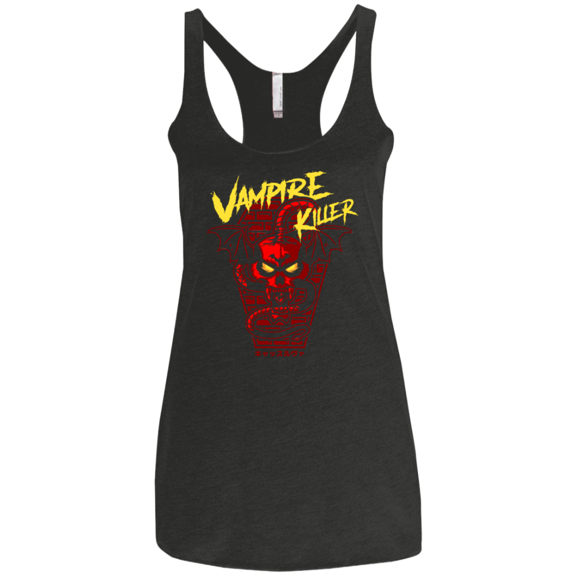 Vampire Killer Punk Women's Triblend Racerback Tank