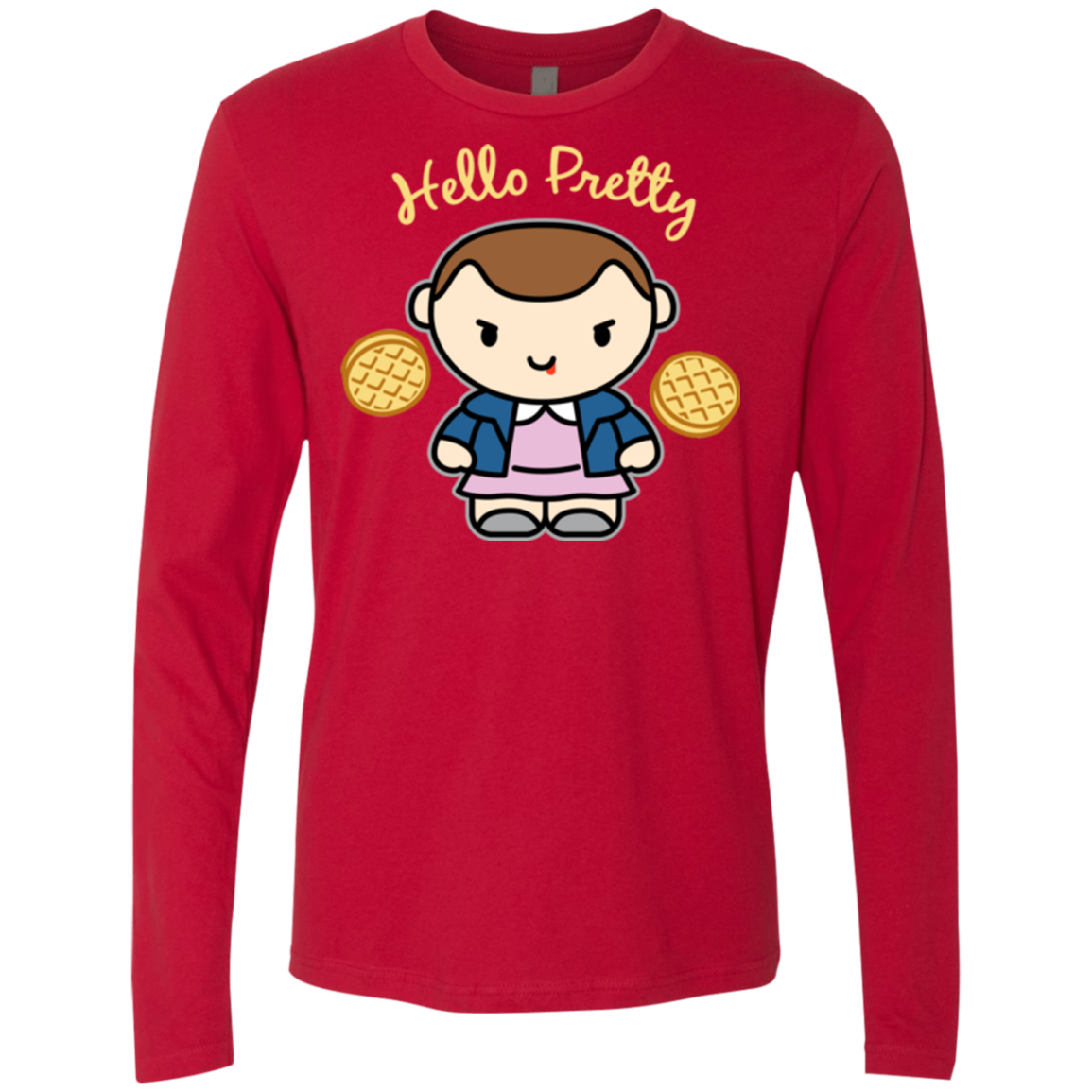Hello Pretty Men's Premium Long Sleeve