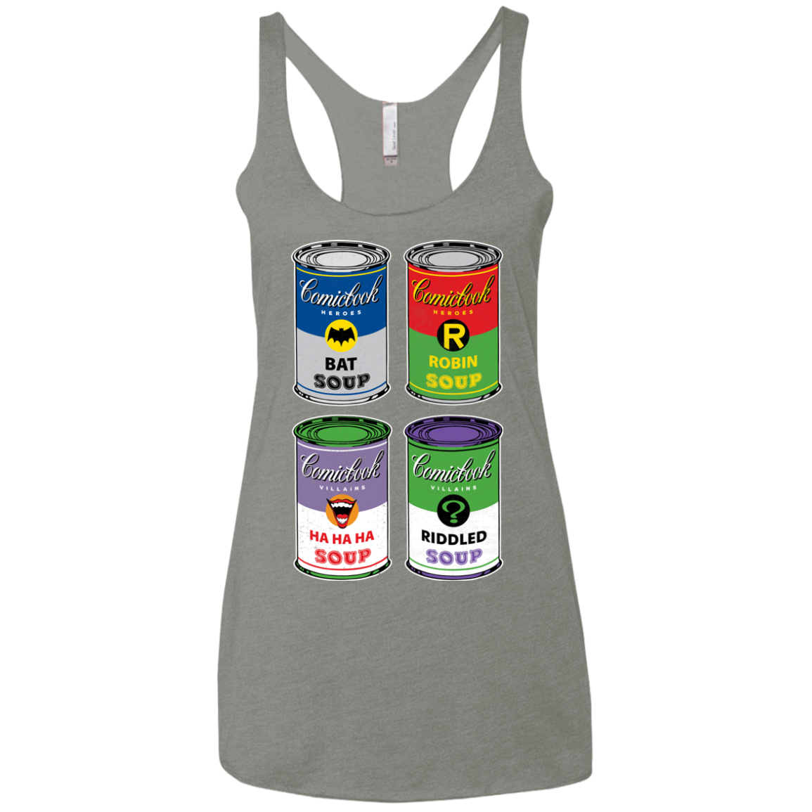 Arkham Soup Women's Triblend Racerback Tank