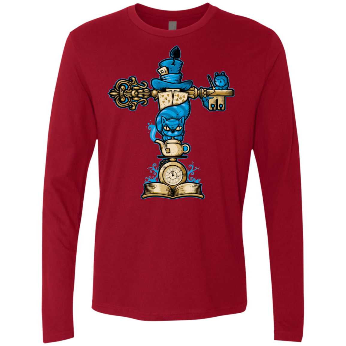 Wonderland Totem Men's Premium Long Sleeve