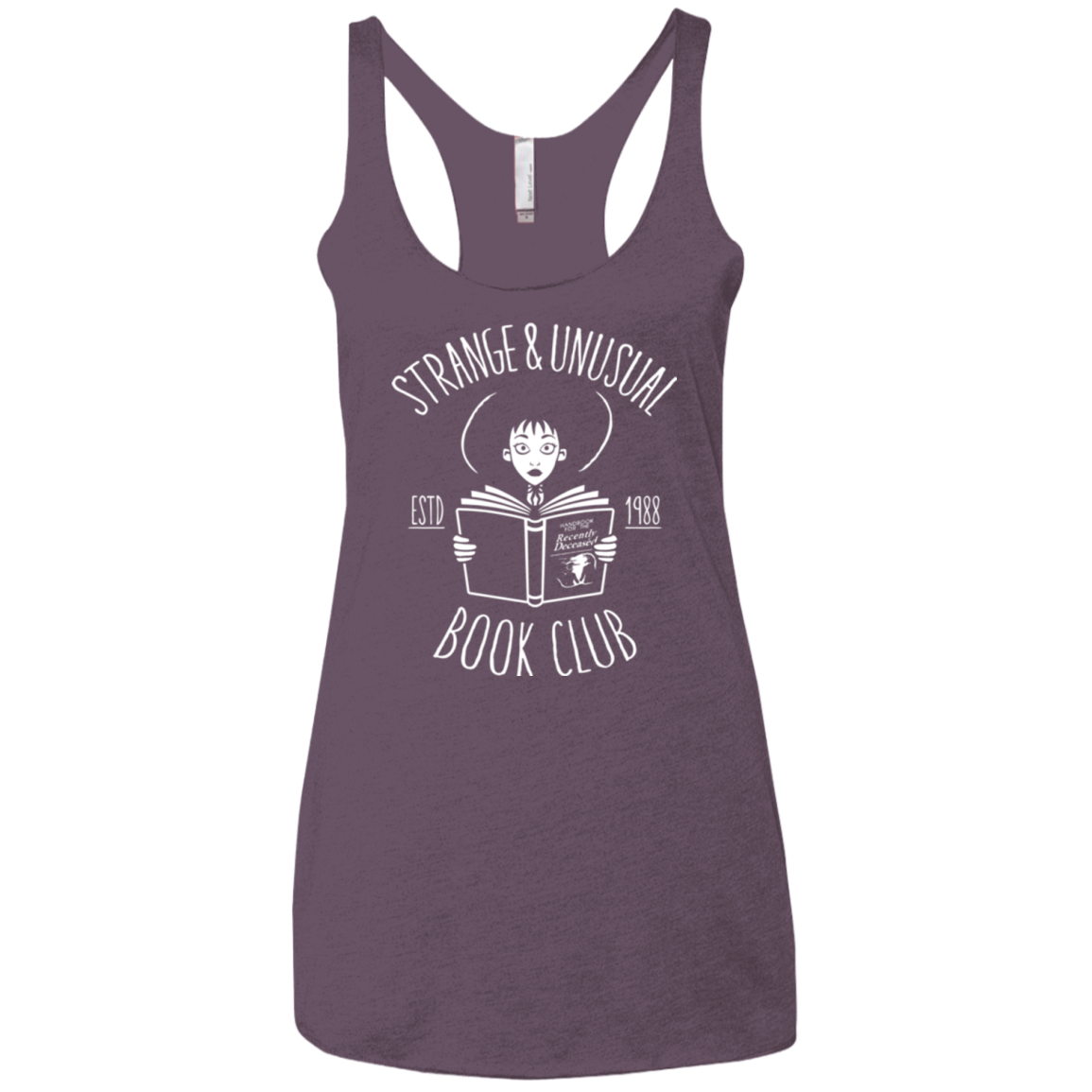 Unusual Book Club Women's Triblend Racerback Tank