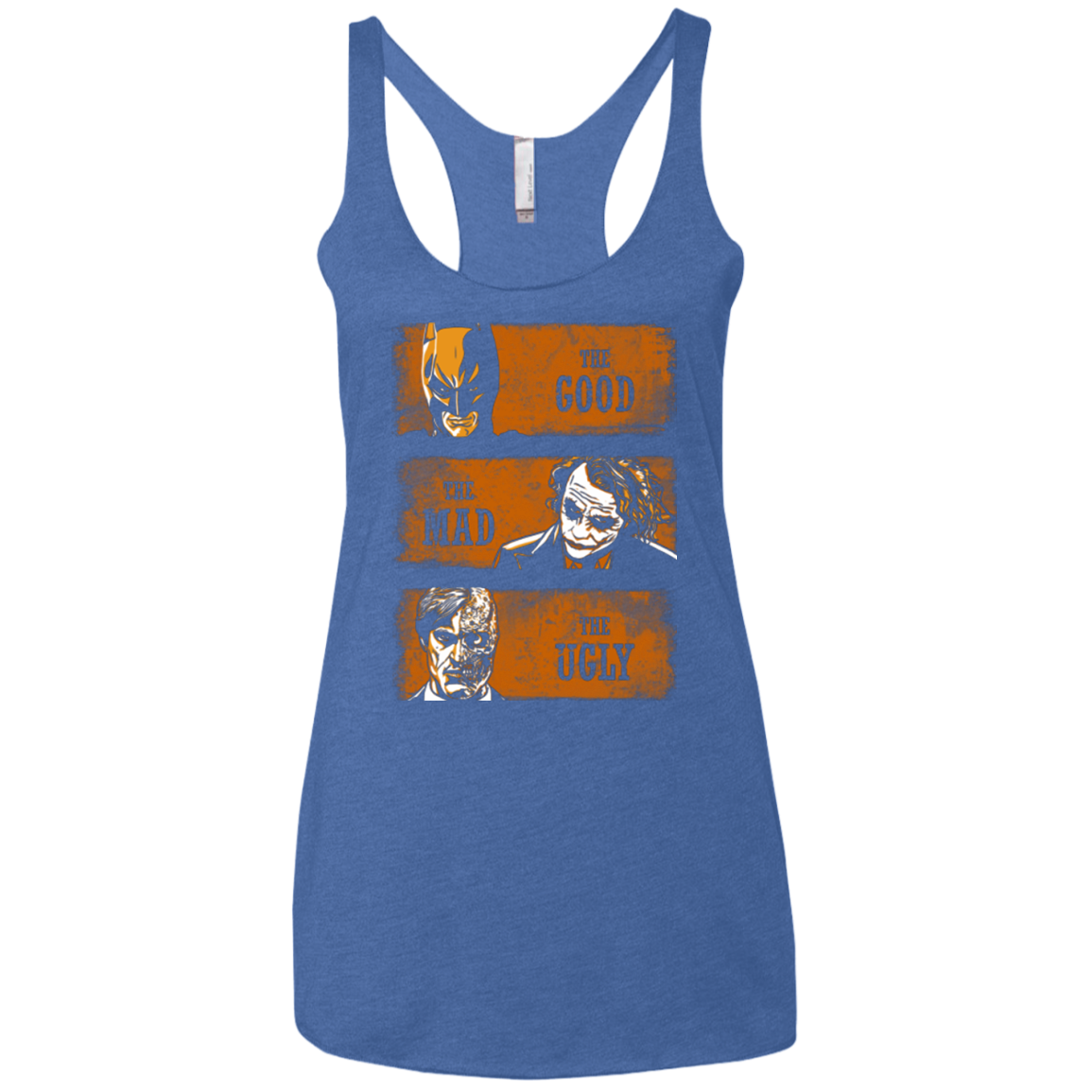 The Good the Mad and the Ugly2 Women's Triblend Racerback Tank