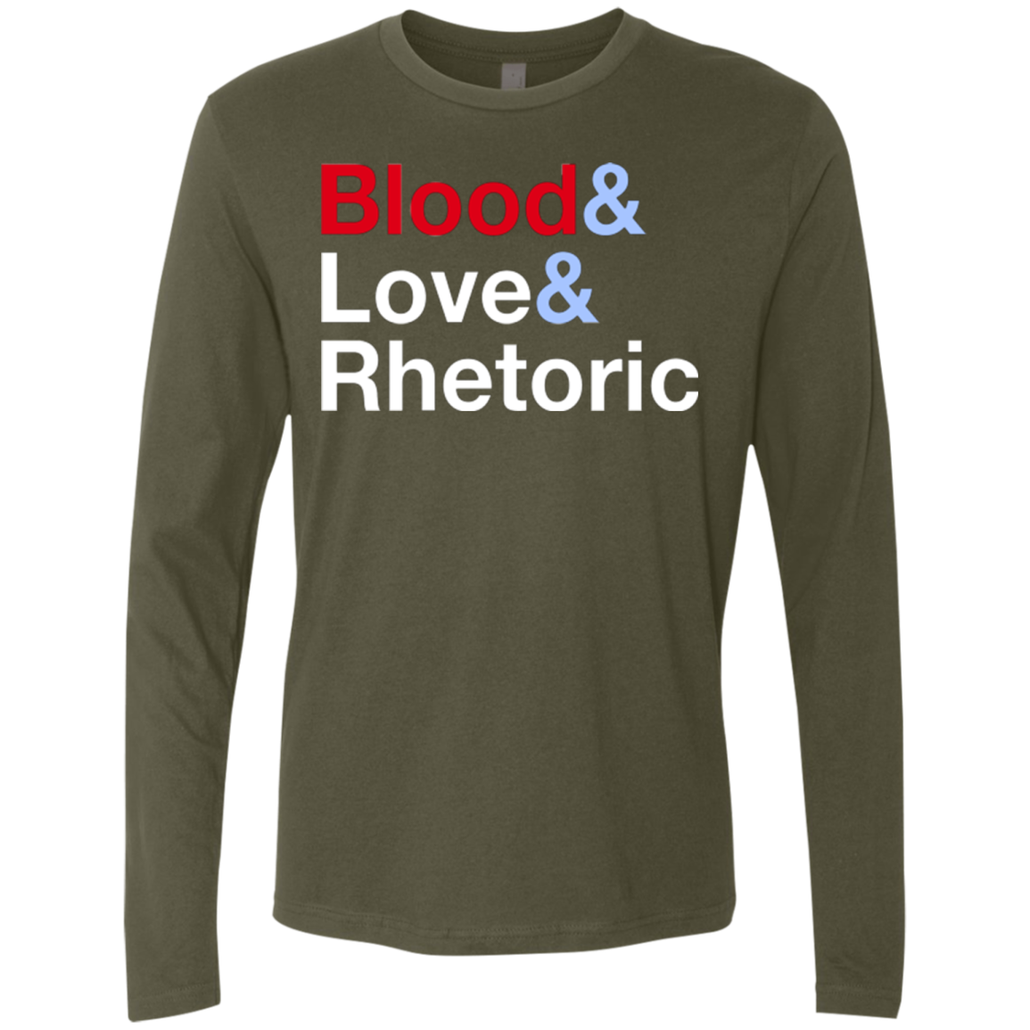 Blood Love Rhetoric Men's Premium Long Sleeve