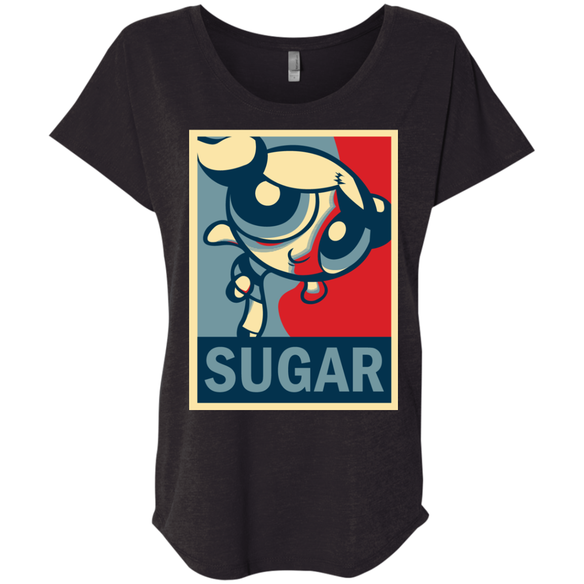 Sugar Powerpuff Triblend Dolman Sleeve