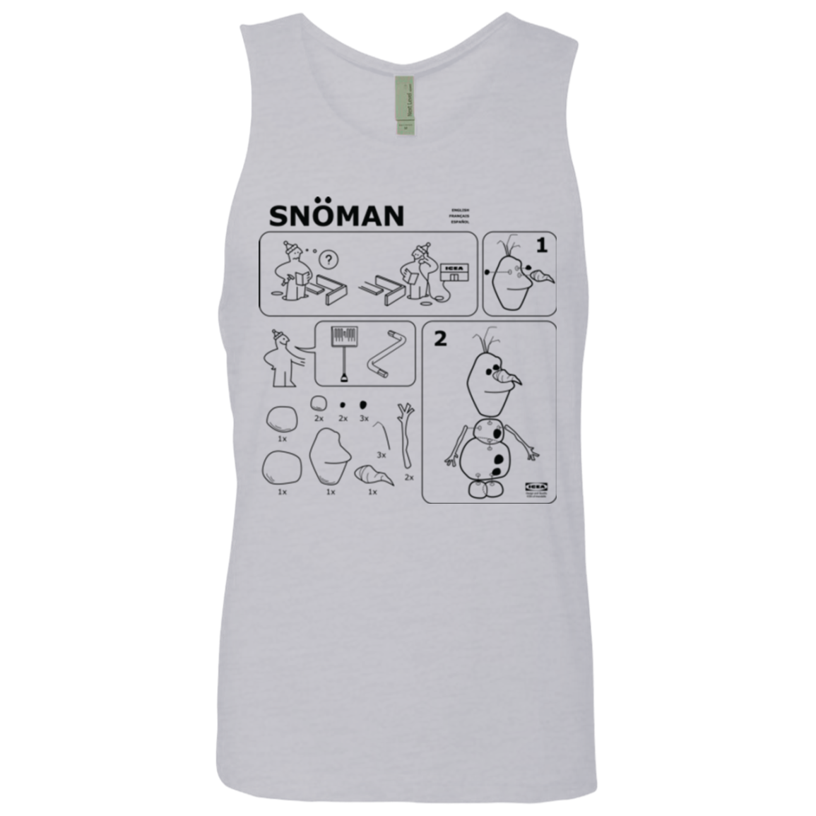 Build a Snowman Men's Premium Tank Top