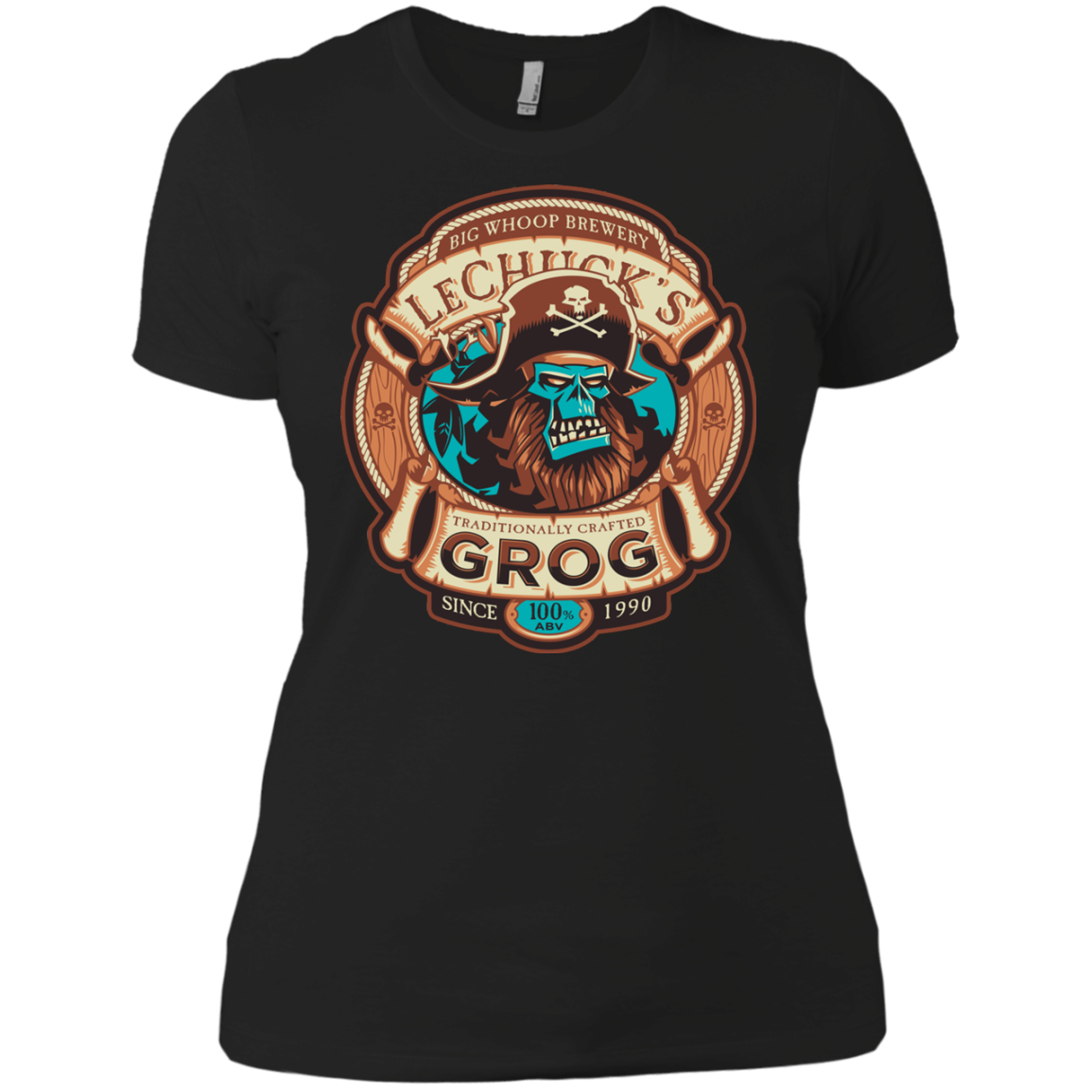 Ghost Pirate Grog Nmns Women's Premium T-Shirt
