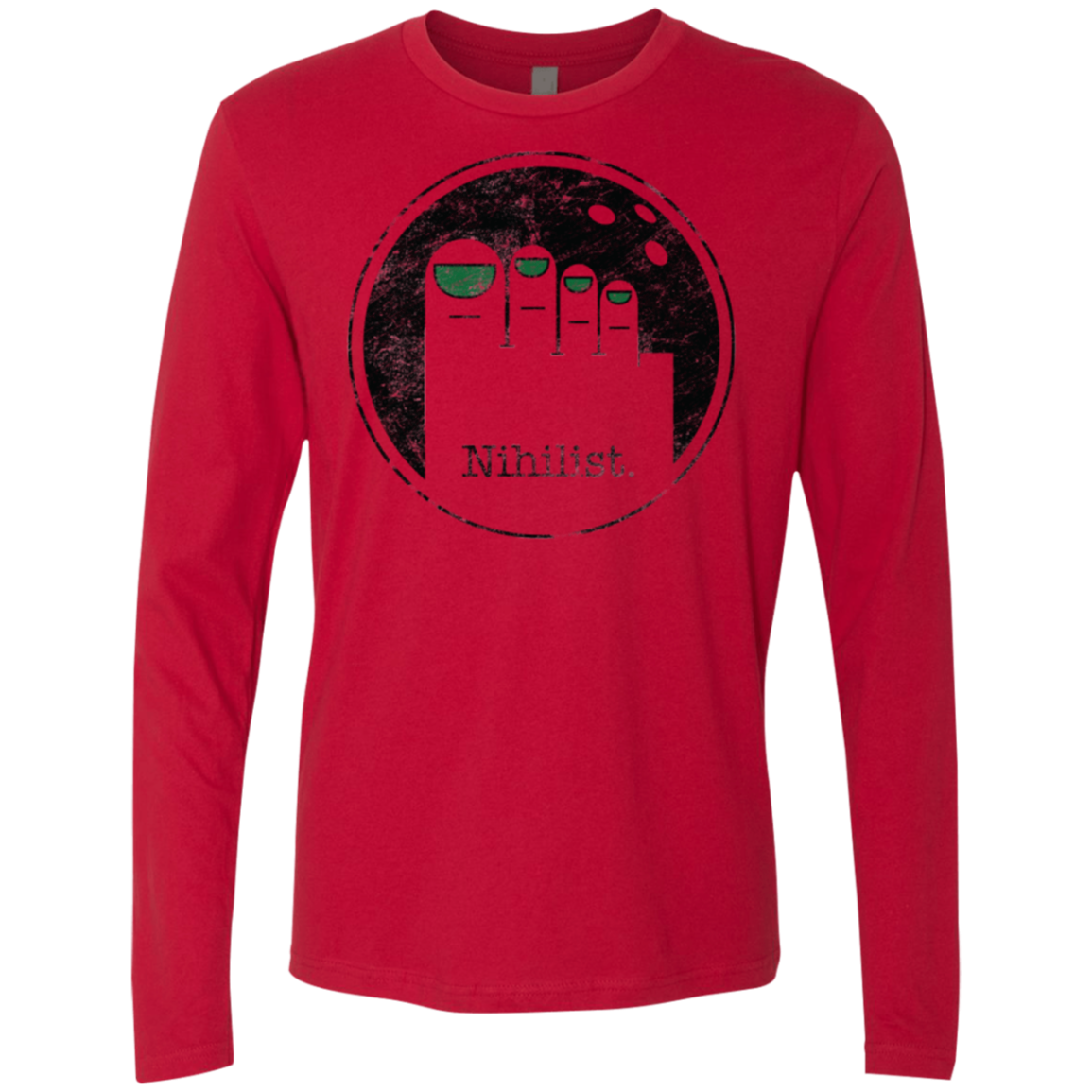 Minimalist Nihilist Men's Premium Long Sleeve