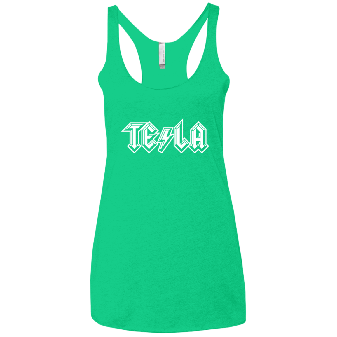 TESLA Women's Triblend Racerback Tank