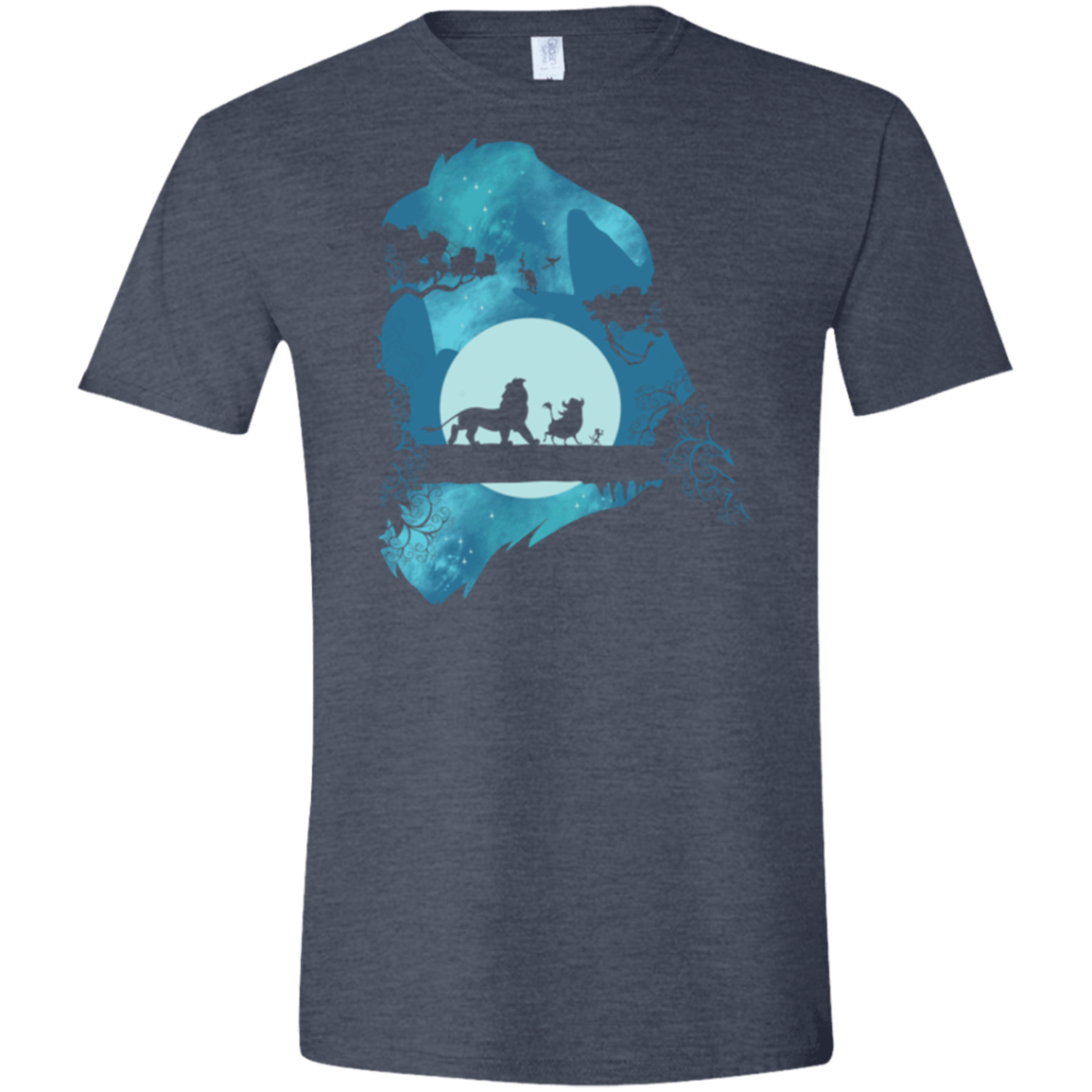 Lion Portrait Men's Semi-Fitted Softstyle