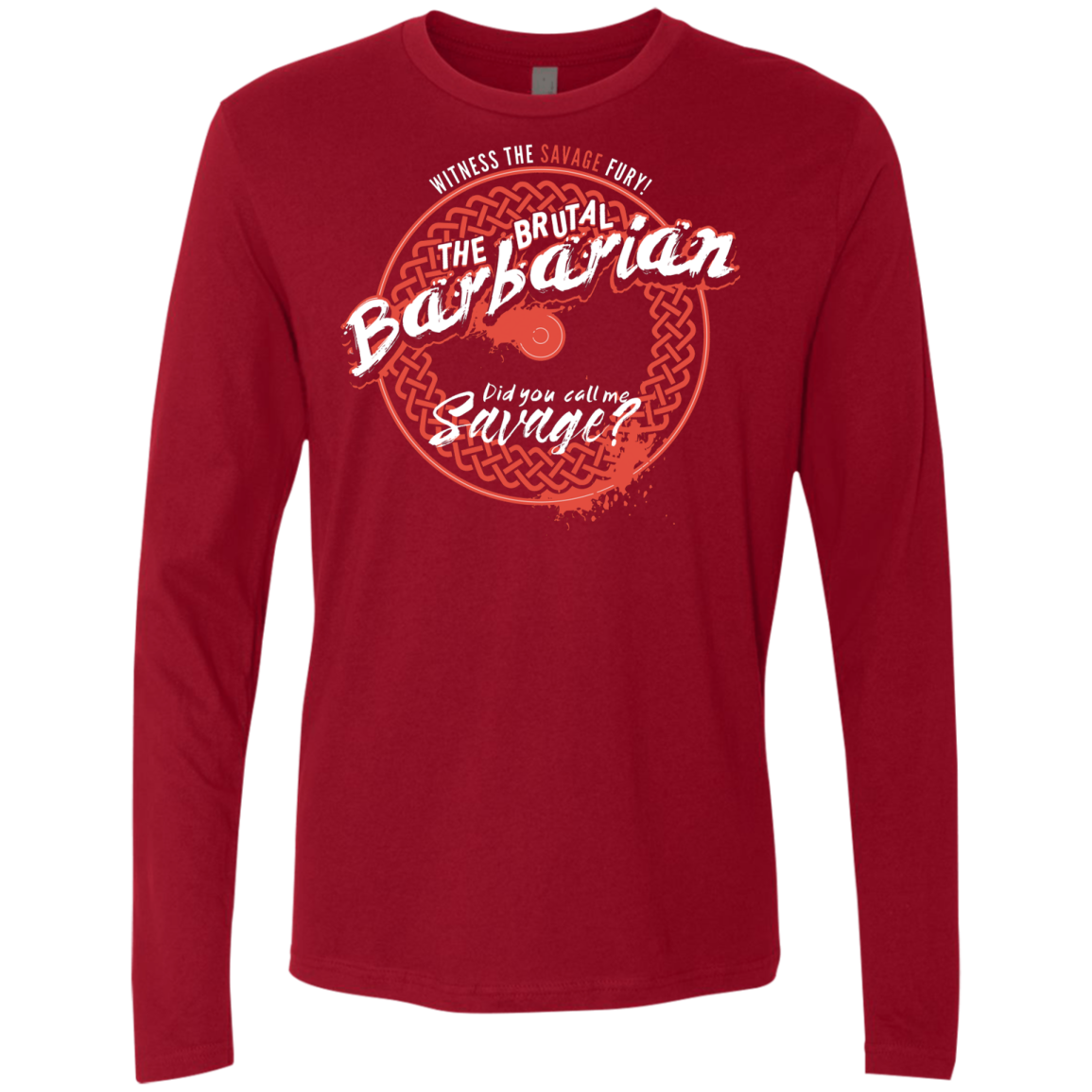 Barbarian Men's Premium Long Sleeve