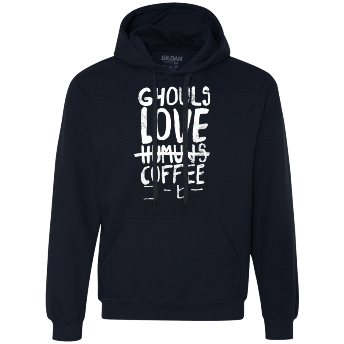 Ghouls Love Coffee Premium Fleece Hoodie