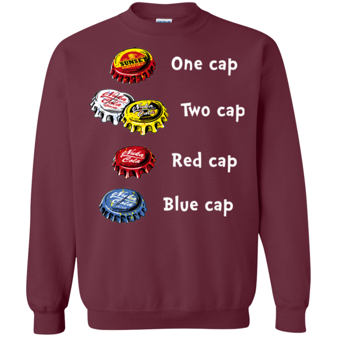 Bottle Caps Fever Crewneck Sweatshirt