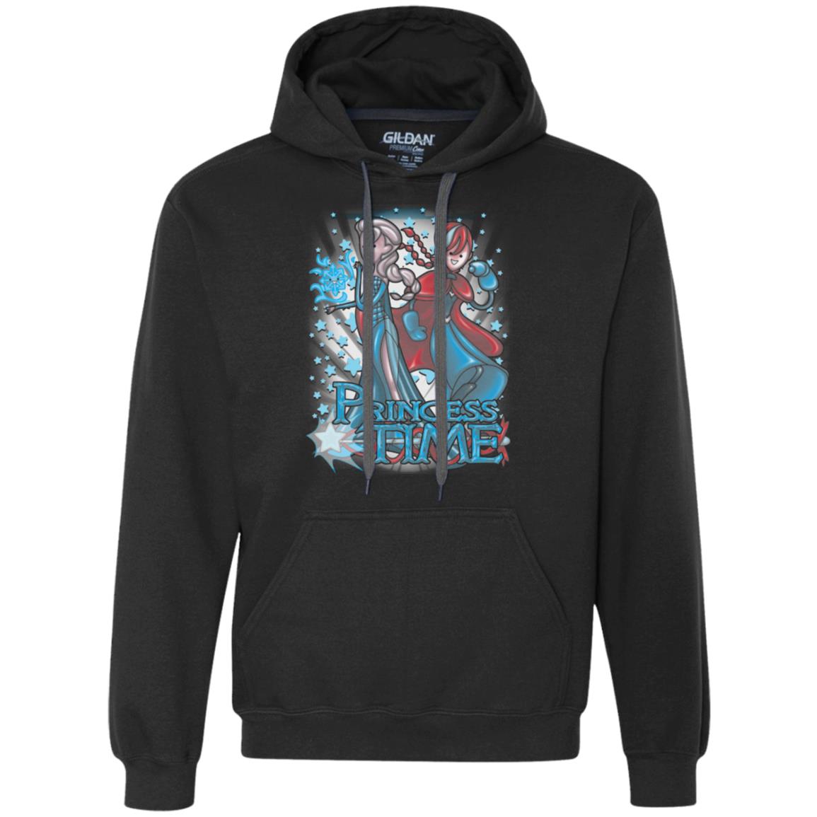Princess Time Elsa Anna Premium Fleece Hoodie