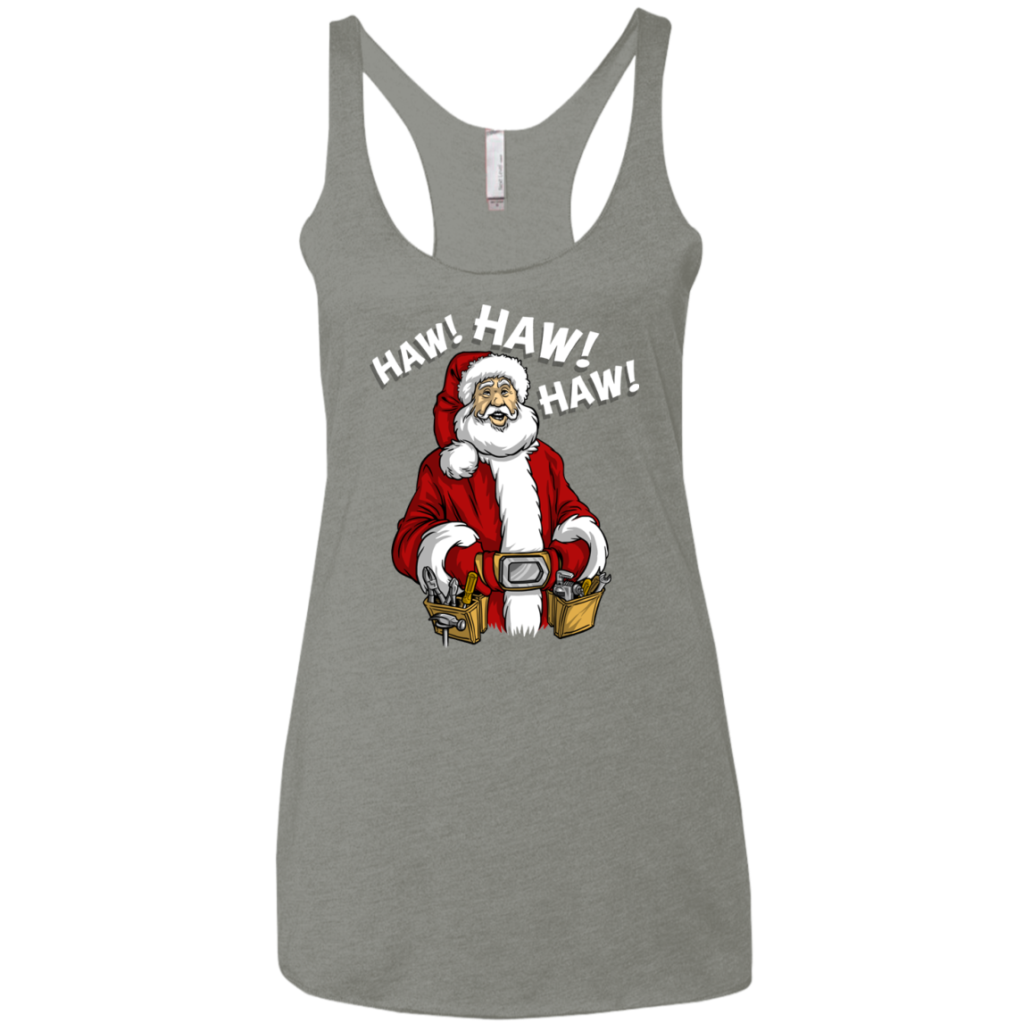 The Santa Clause tool man Taylor Women's Triblend Racerback Tank