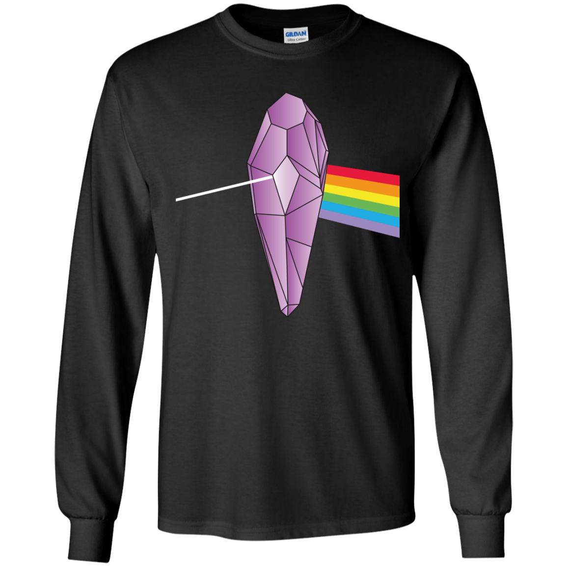 Darkside Of The Crystal Youth Long Sleeve T-Shirt