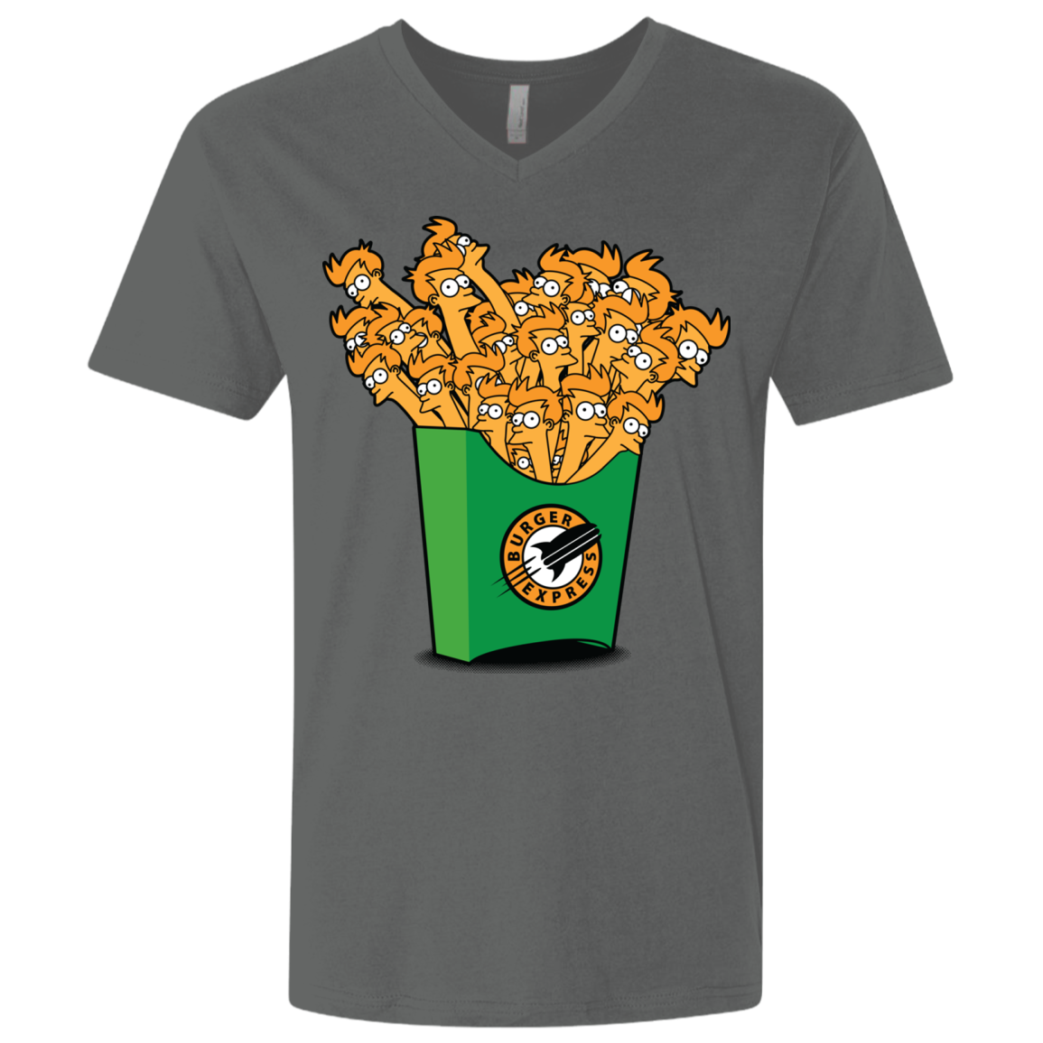 Box of Fries Men's Premium V-Neck