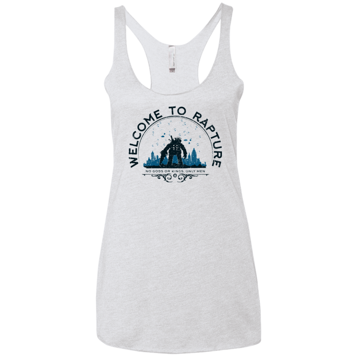 Welcome to Rapture Women's Triblend Racerback Tank