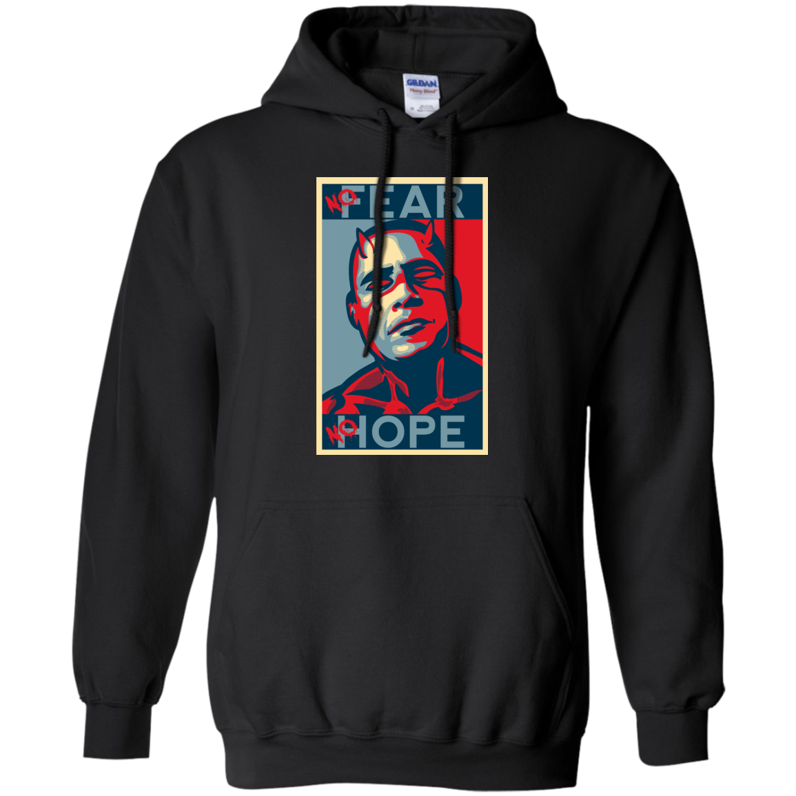 A man with no fear Pullover Hoodie