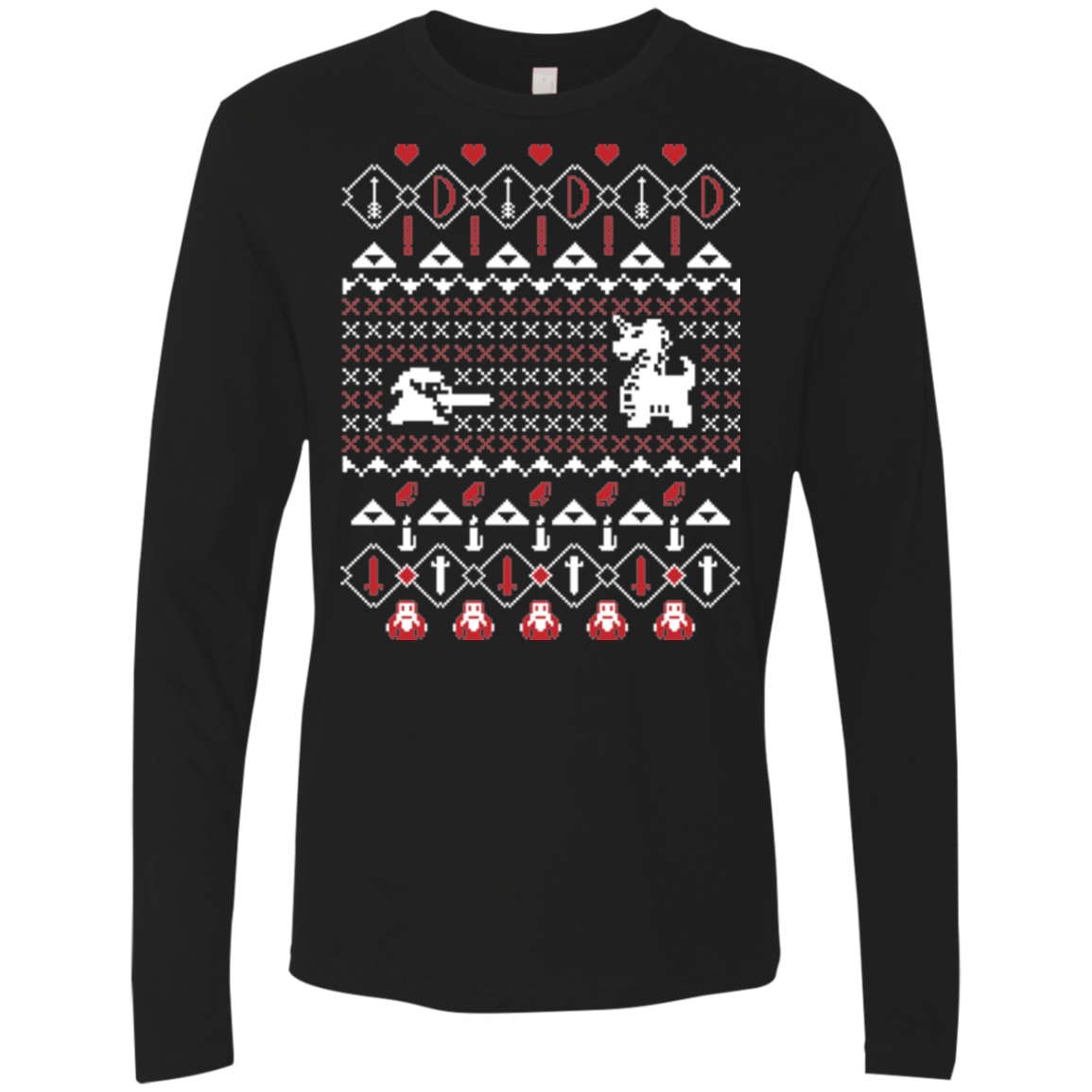 Its Dangerous To Go Alone At Christmas Men's Premium Long Sleeve