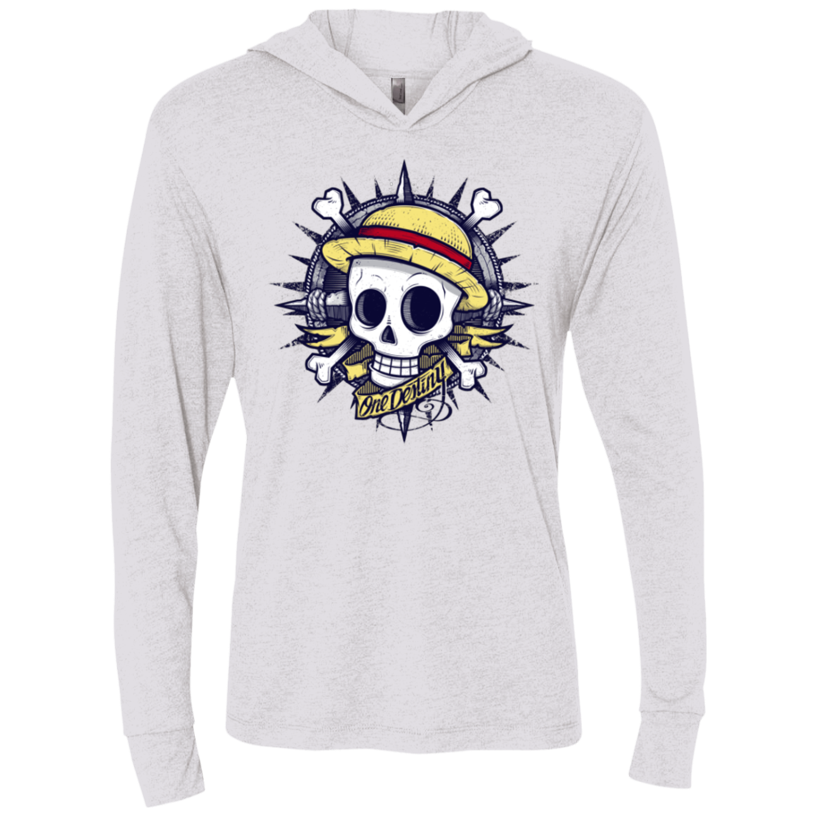 One Destiny Triblend Long Sleeve Hoodie Tee