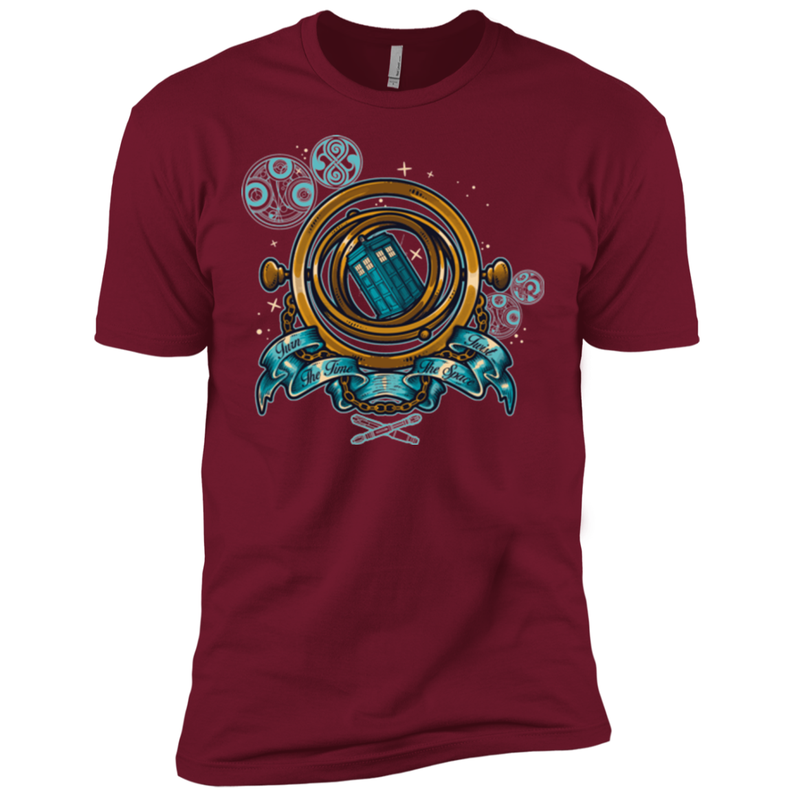 TURN THE TIME TWIST THE SPACE Men's Premium T-Shirt