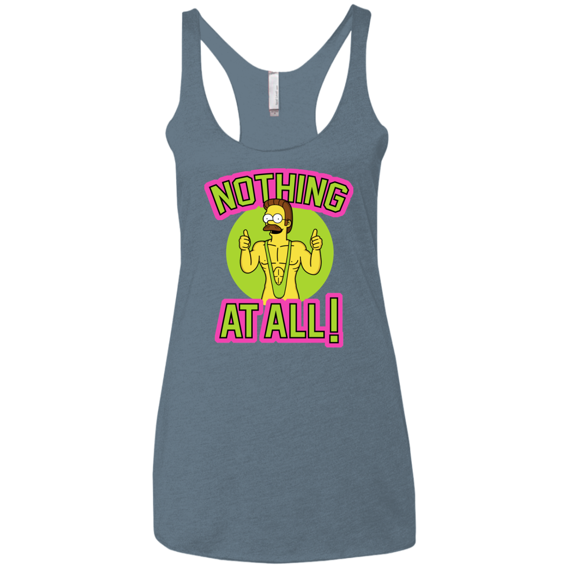 Nothing At All Women's Triblend Racerback Tank