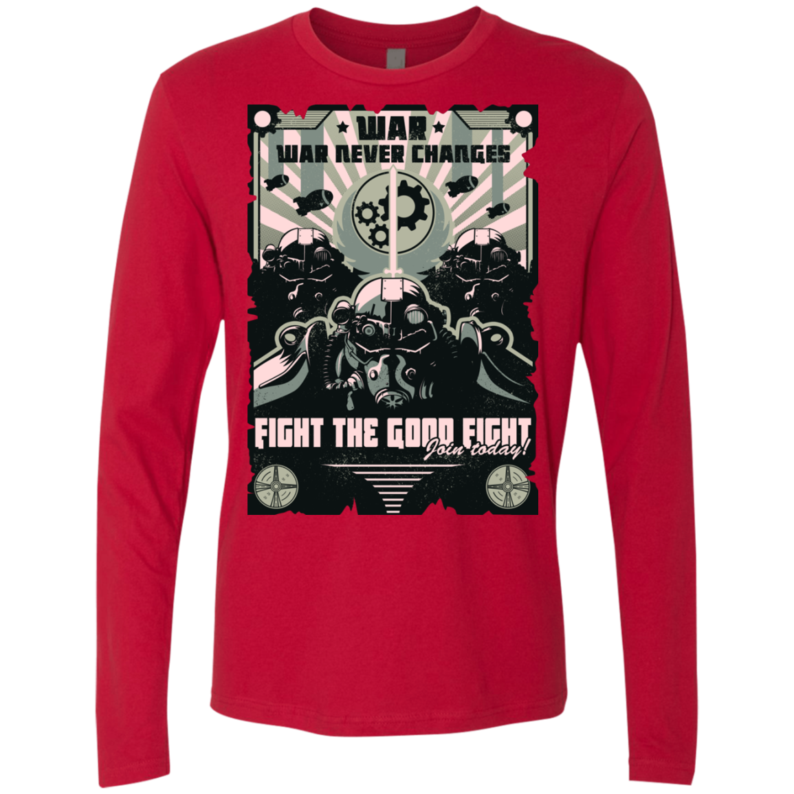 War Never Changes Men's Premium Long Sleeve