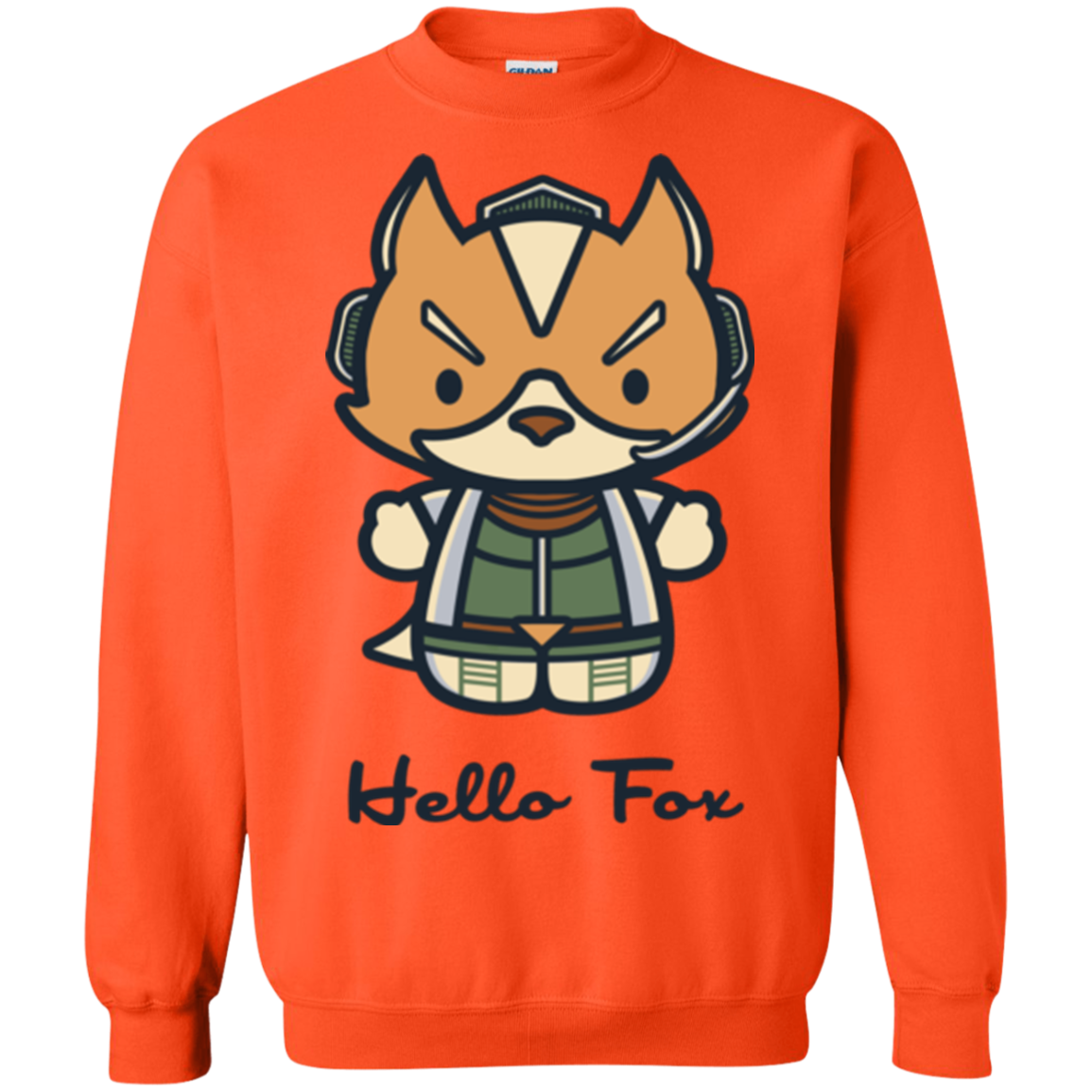 Hello Fox Crewneck Sweatshirt