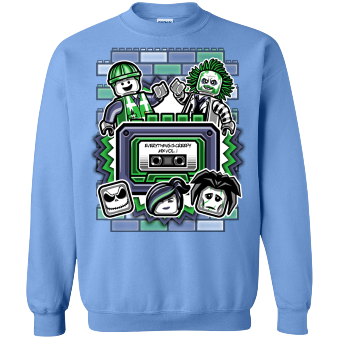 Everything Is Creepy Mix Crewneck Sweatshirt