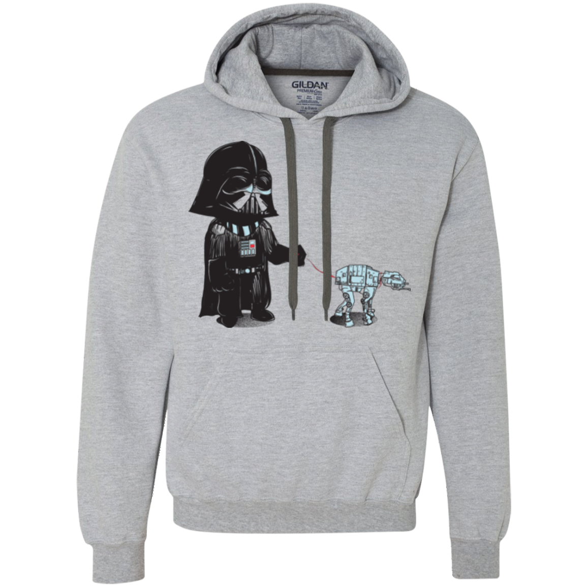 Walking the Robot Premium Fleece Hoodie