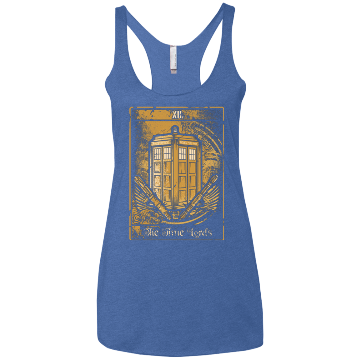 THE TIME LORDS Women's Triblend Racerback Tank