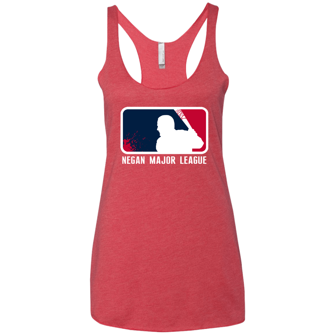 Negan Mayor League Women's Triblend Racerback Tank