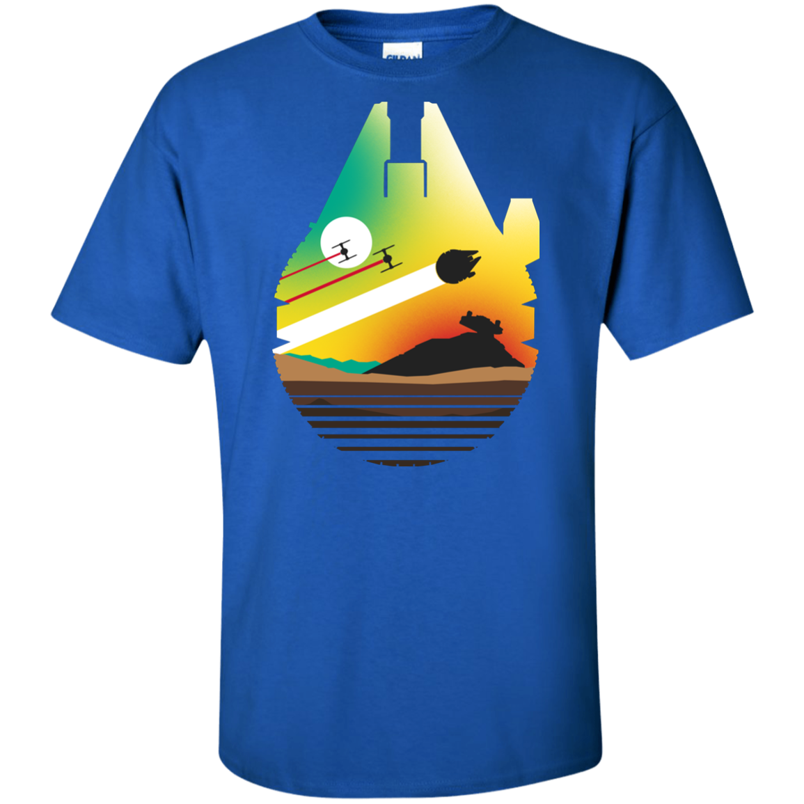 Escape from Desert Planet Tall T-Shirt