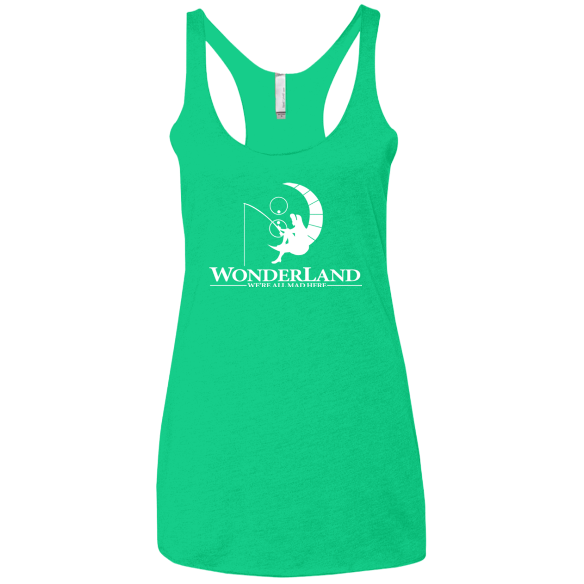 Wonderland Animation Women's Triblend Racerback Tank