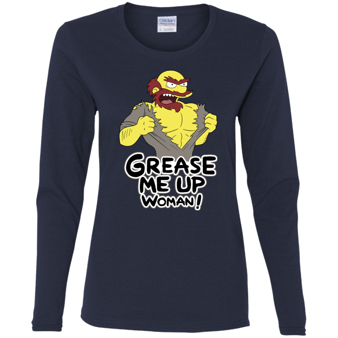 Grease Me Up Women's Long Sleeve T-Shirt