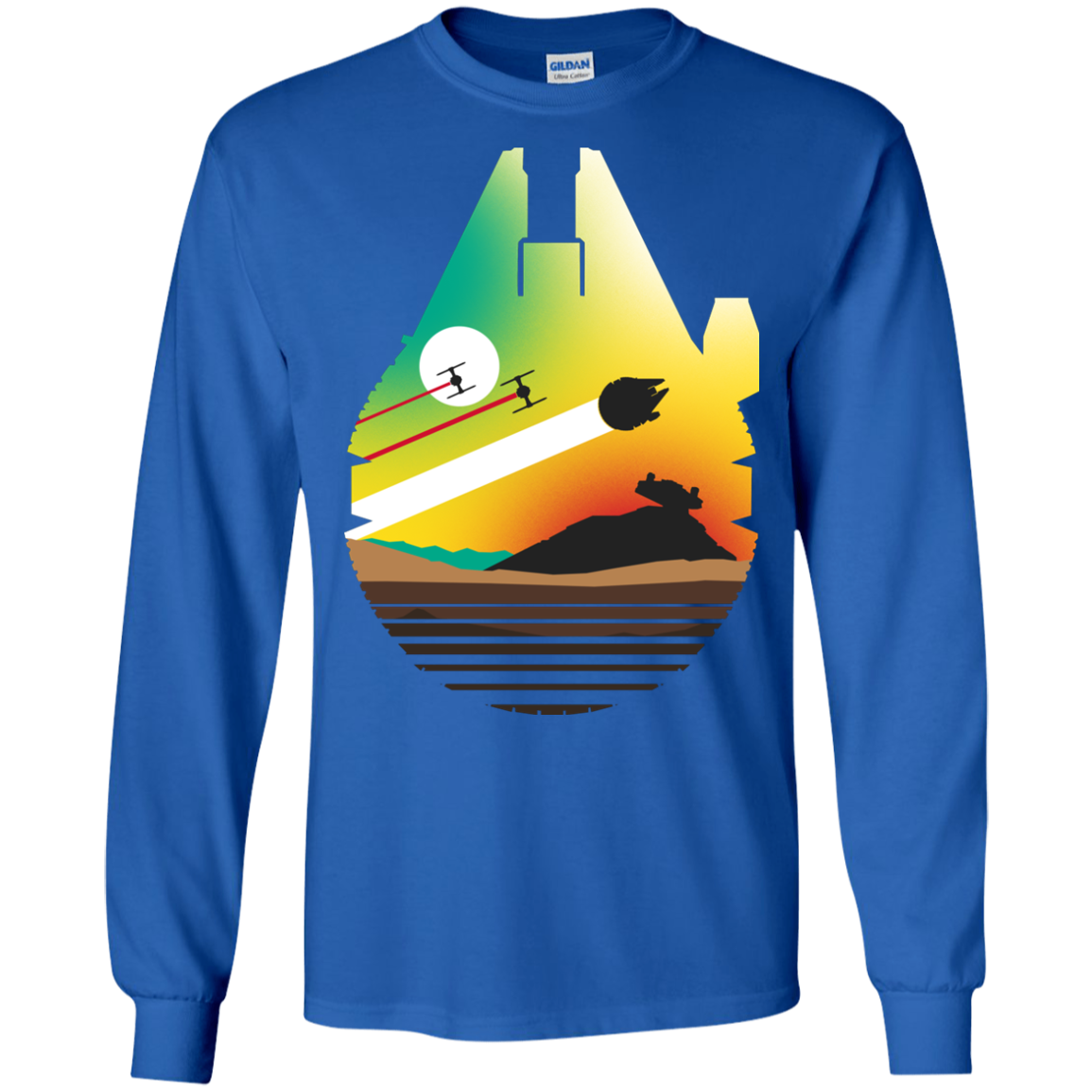 Escape from Desert Planet Men's Long Sleeve T-Shirt