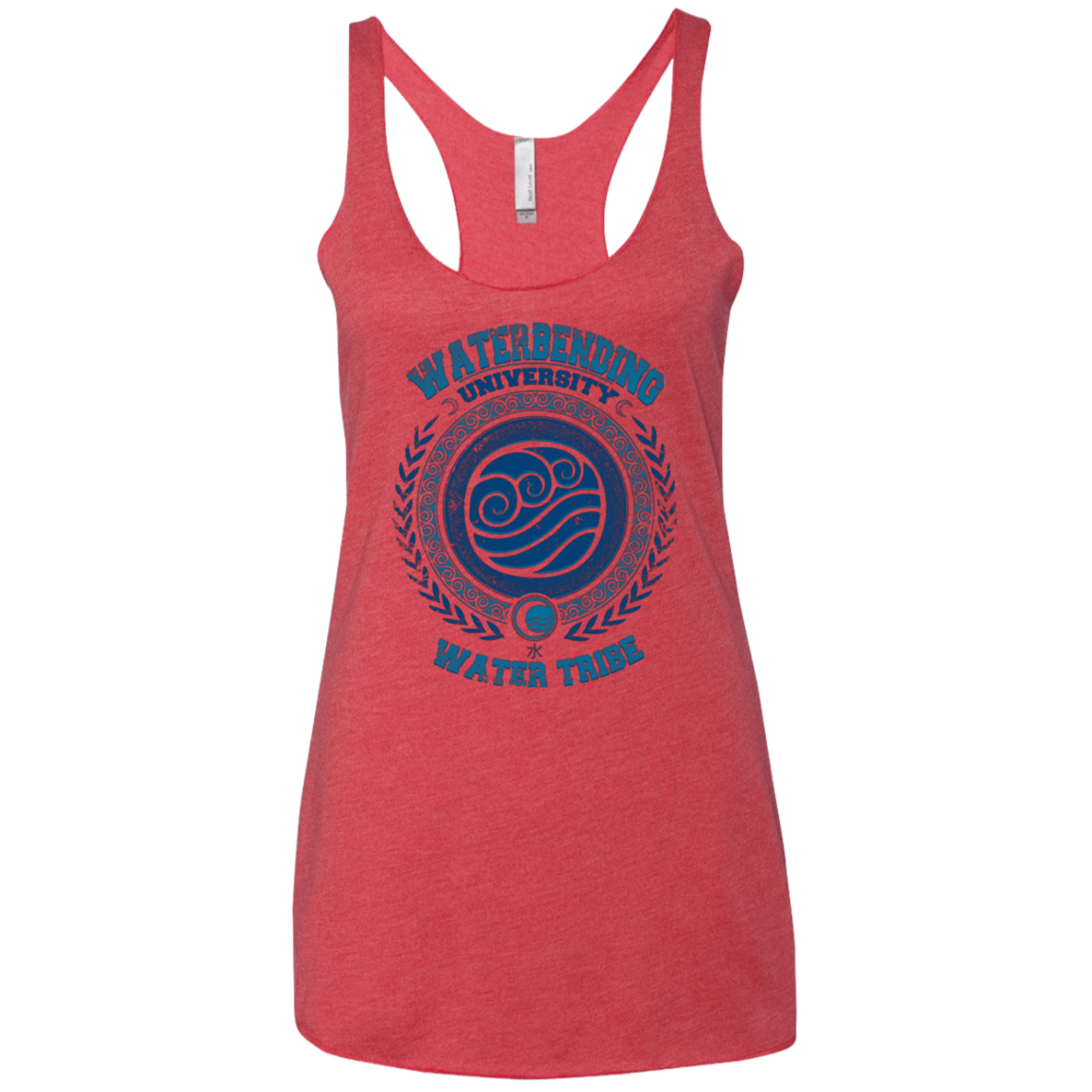 Waterbending University Women's Triblend Racerback Tank