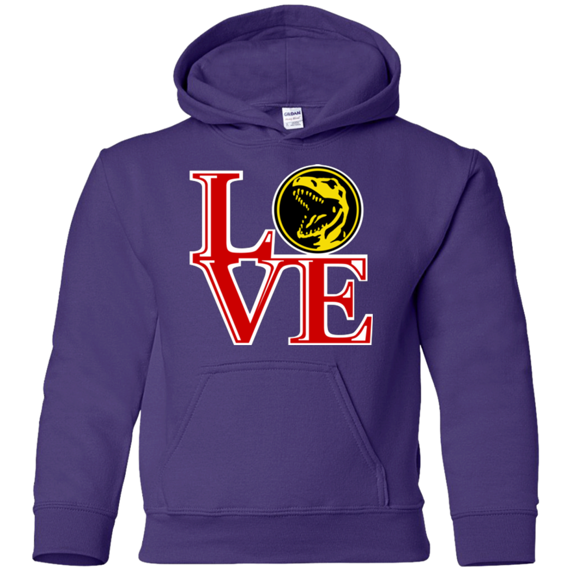 Red Ranger LOVE Youth Hoodie
