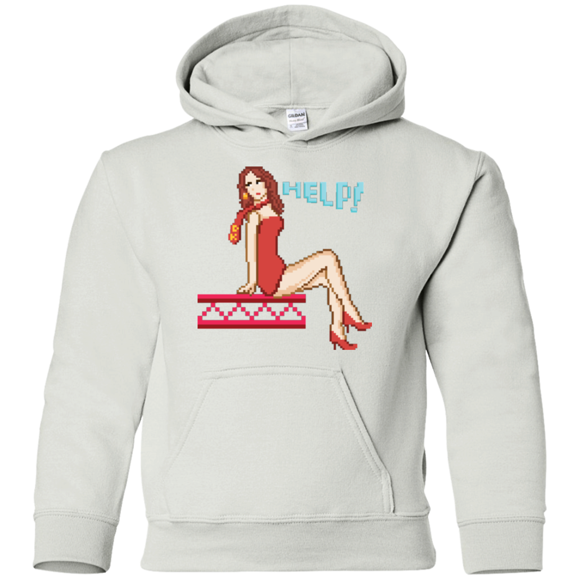 Pixel Pinup Pauline Youth Hoodie