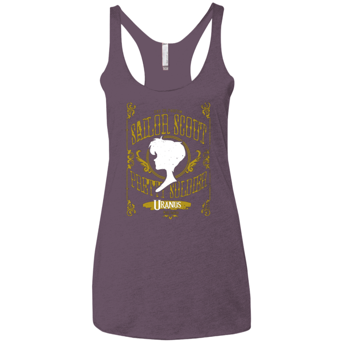 Uranus Women's Triblend Racerback Tank