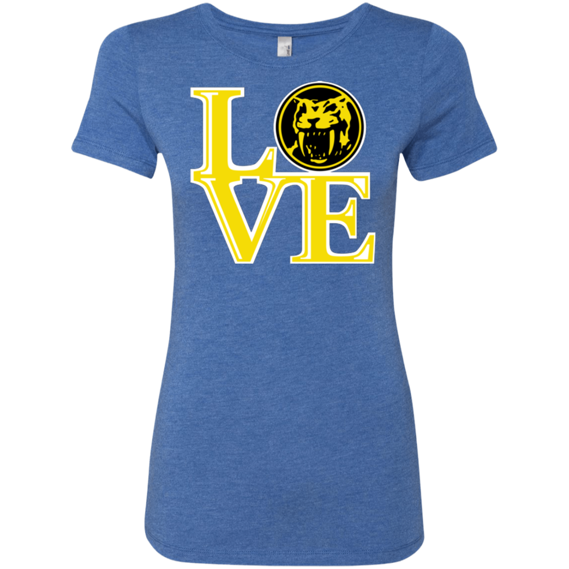 Yellow Ranger LOVE Women's Triblend T-Shirt