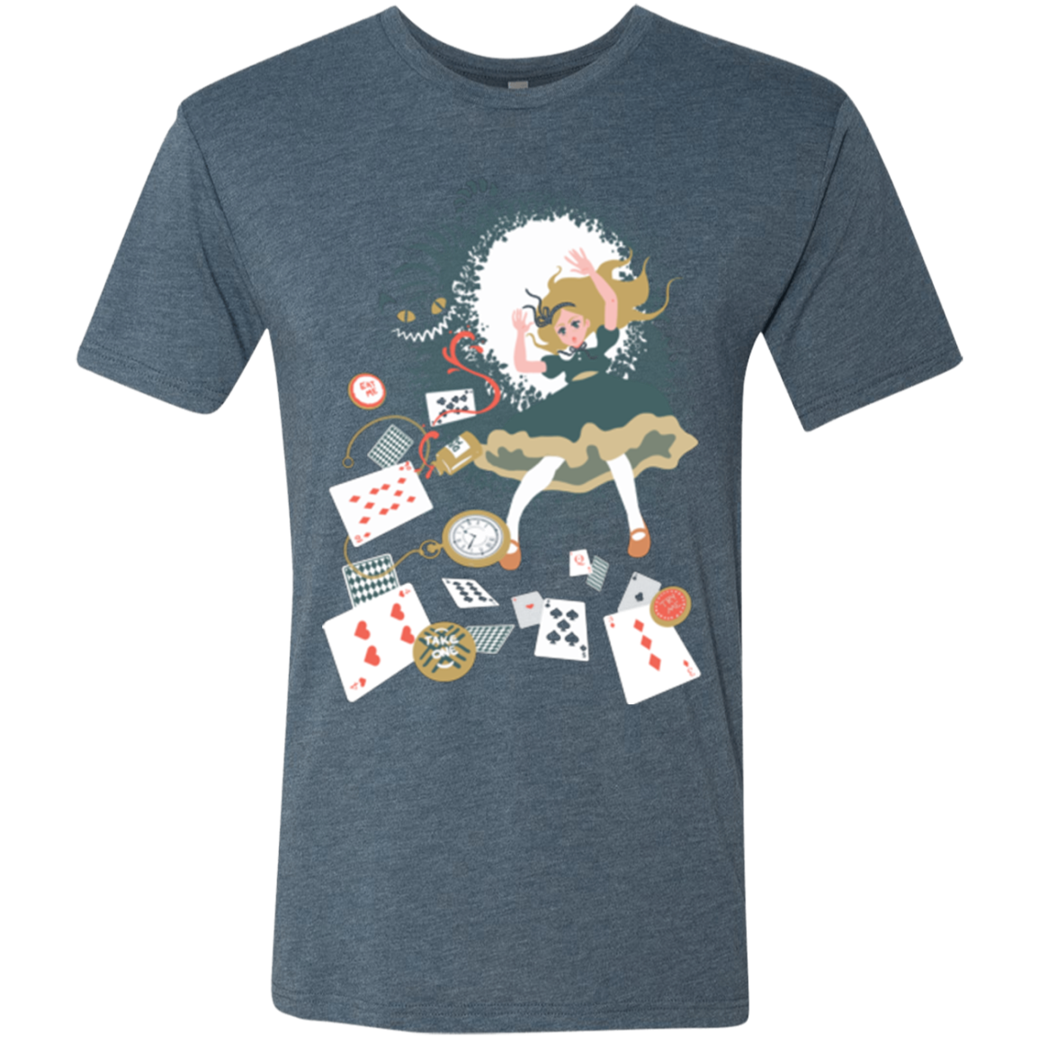 Down the rabbit hole Men's Triblend T-Shirt