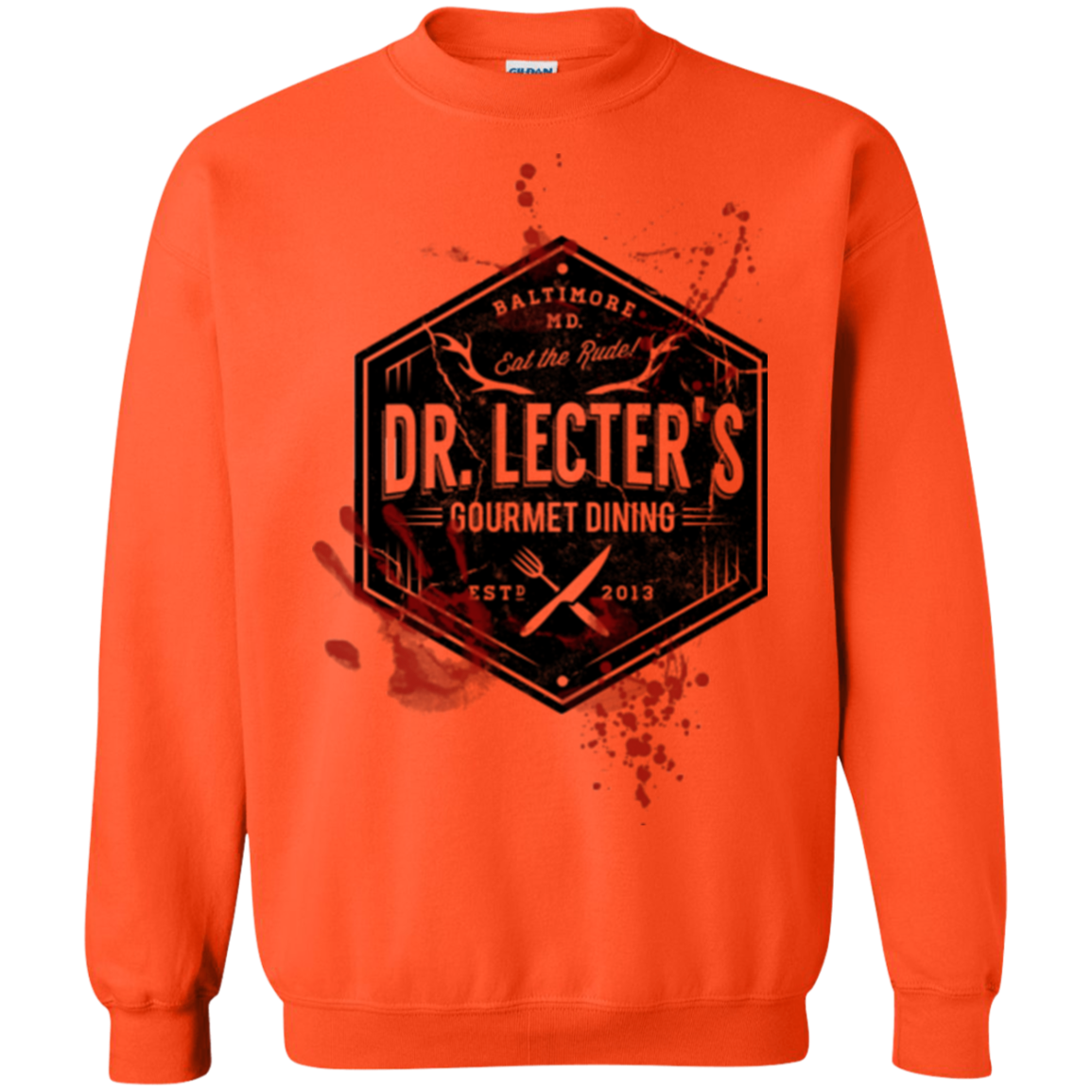 Dr. Lecter's Gourmet Dining Crewneck Sweatshirt