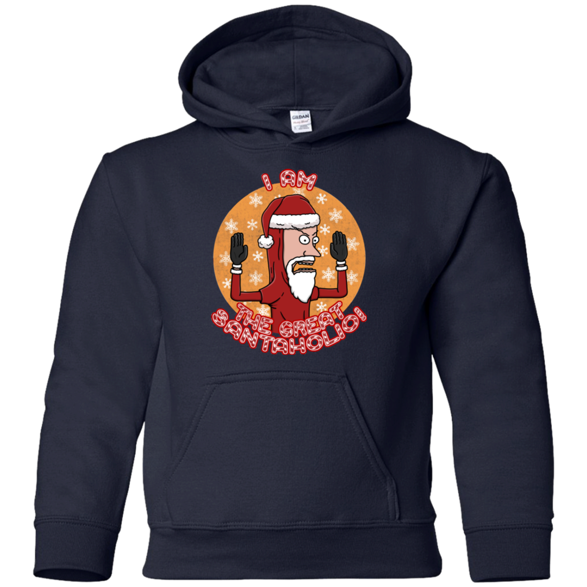 The Great Santaholio Youth Hoodie
