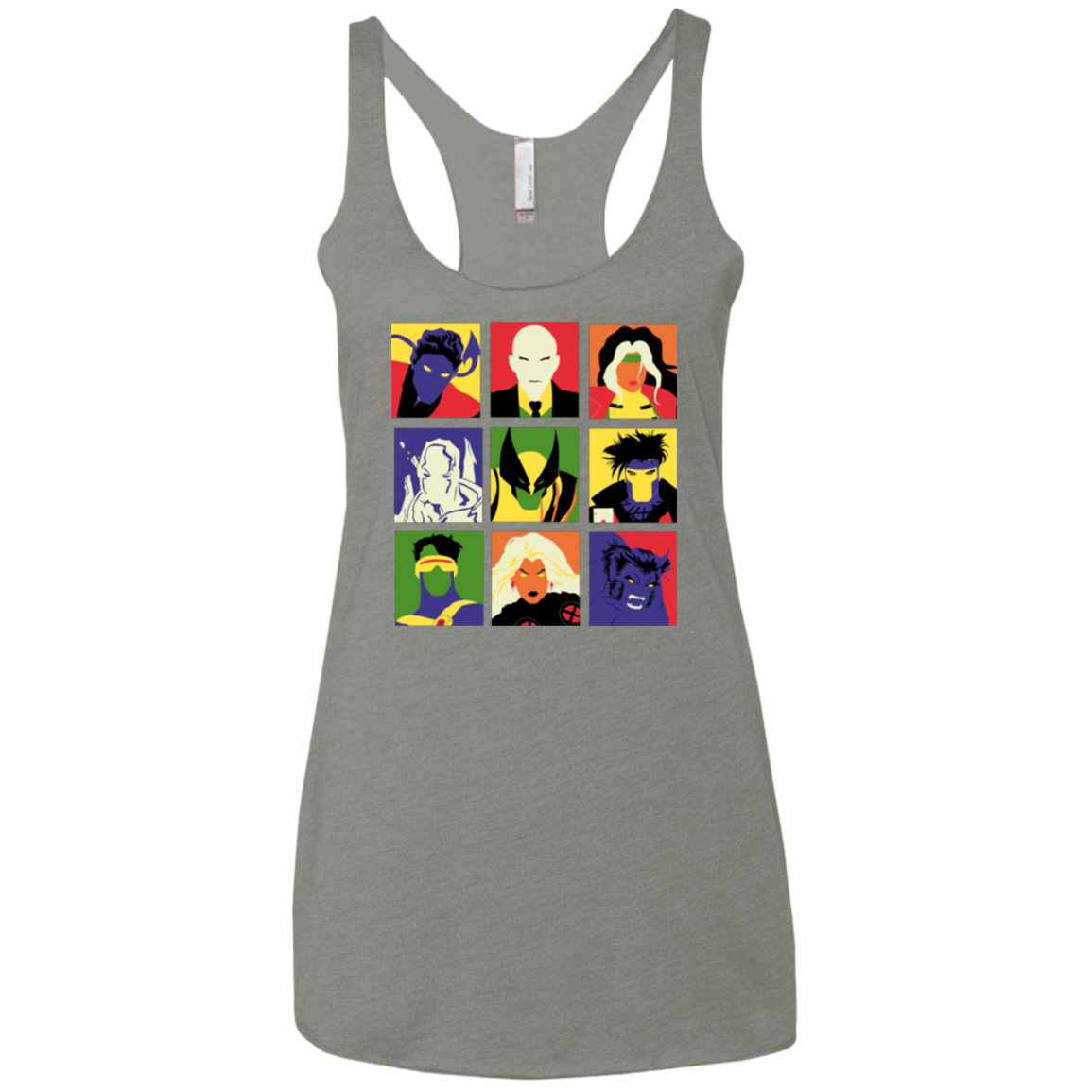 X pop Women's Triblend Racerback Tank